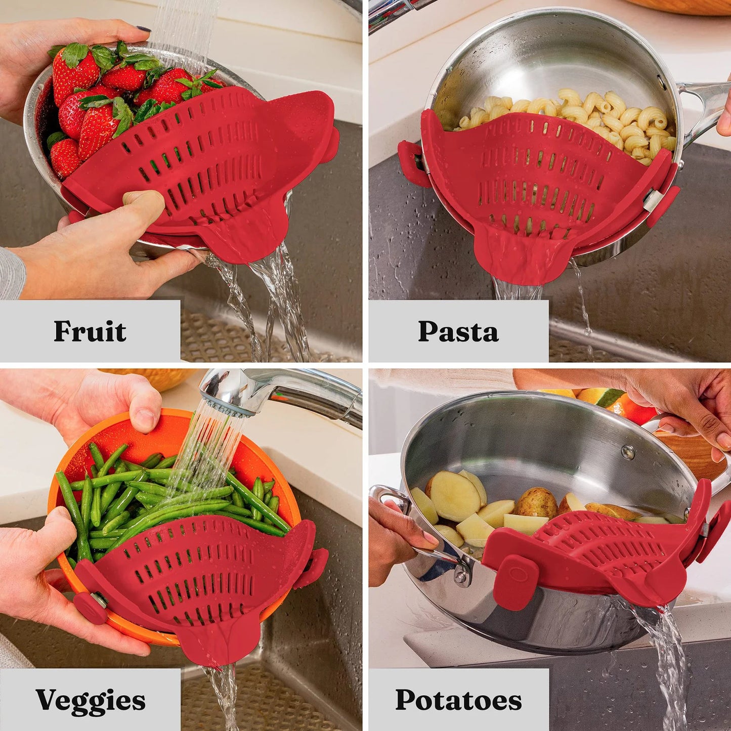 Universal Clip On Pot Strainer